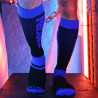 Breedwell Chaussettes hautes Eternity Noir-Bleu